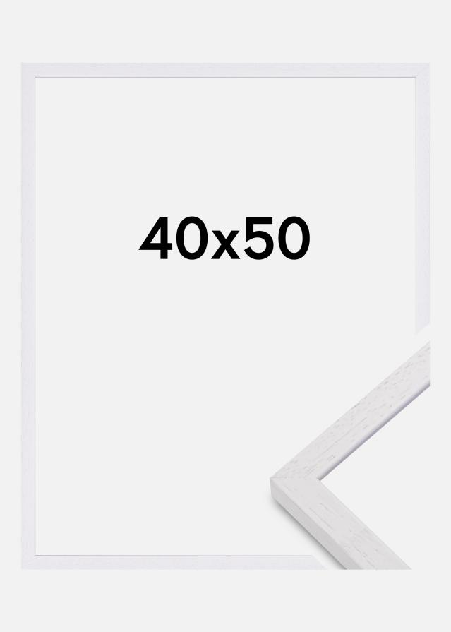 Keret Glendale Matt Tükröződésmentes üveg Fehér 40x50 cm
