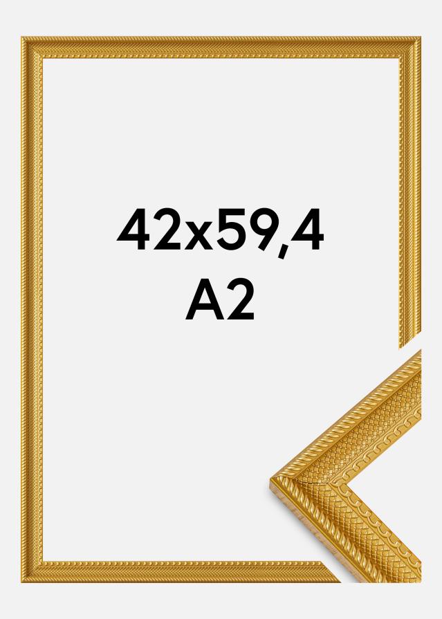 Keret Lattice Akrilüveg Arany 42x59,4 cm (A2)