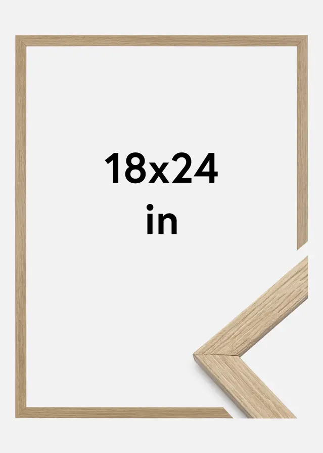 Keret Elegáns Akrilüveg Tölgy 18x24 inches (45,72x60,96 cm)
