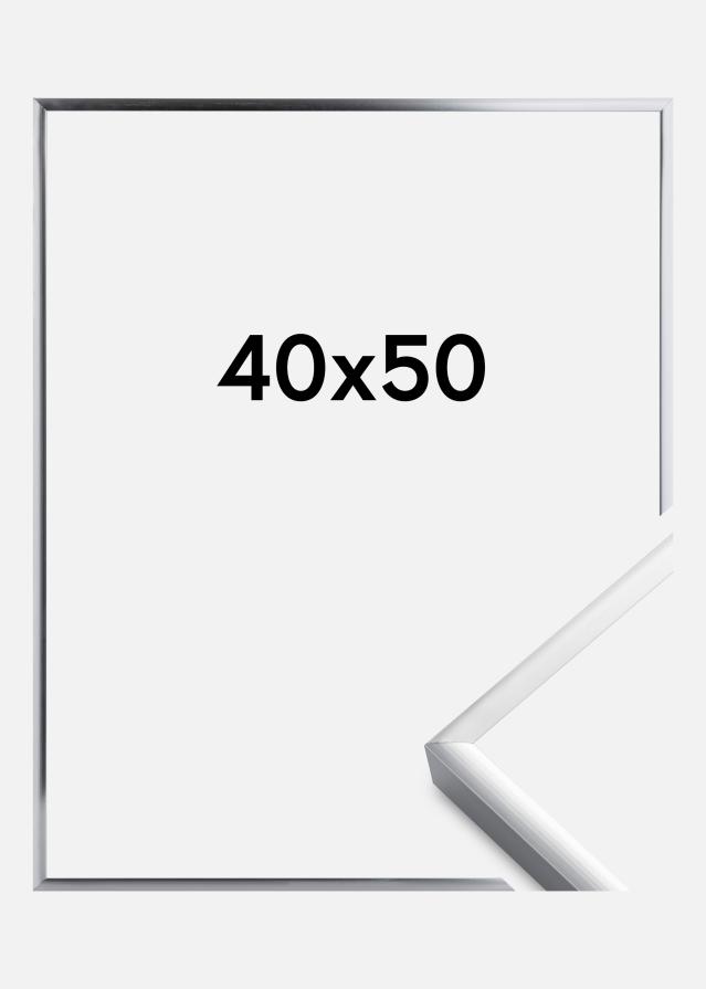Keret Poszter Frame Aluminum Ezüst 40x50 cm