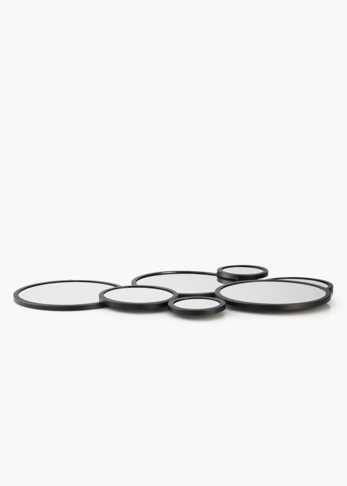 KAILA Tükör Bubbles - Fekete 72x43 cm