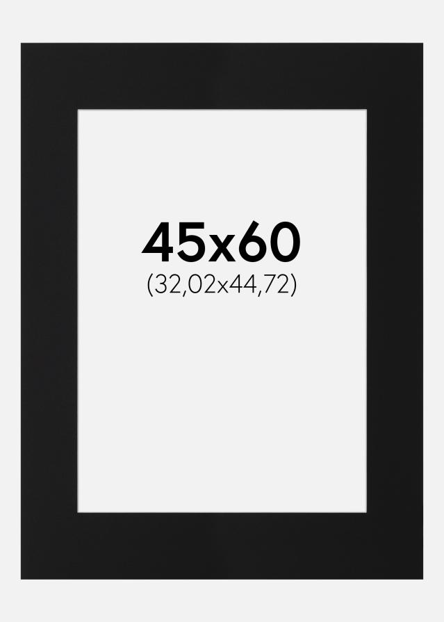 Paszpartu Fekete Standard (Fehér Mag) 45x60 cm (32,02x44,72)