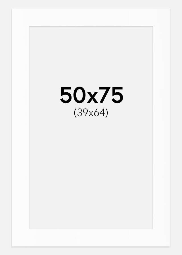 Paszpartu Standard fehér (fehér mag) 50x75 cm (39x64)