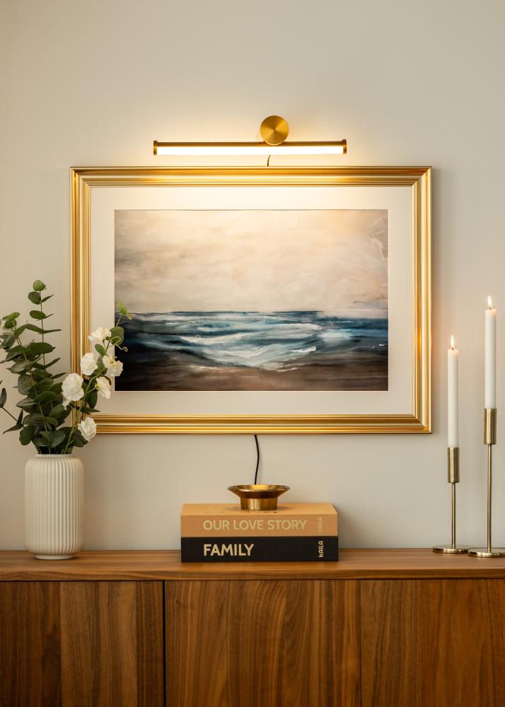 KAILA Shine Képmegvilágítás 40 cm - Sárgaréz