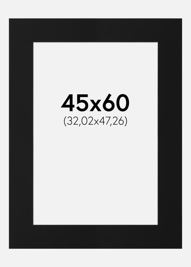 Paszpartu Fekete Standard (Fehér Mag) 45x60 cm (32,02x47,26)