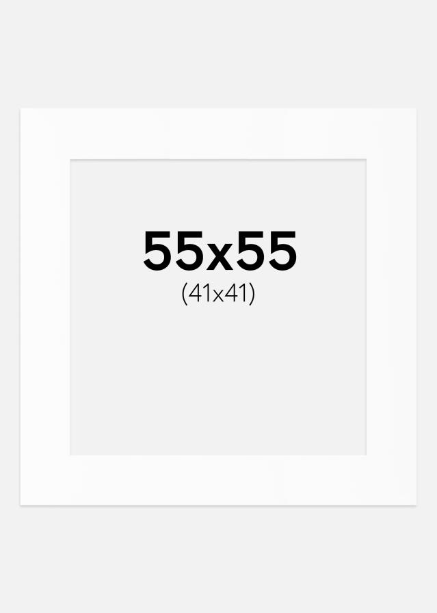 Paszpartu Standard fehér (fehér mag) 55x55 cm (41x41)