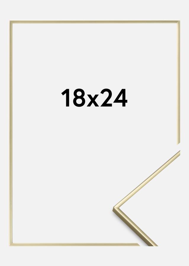 Keret Sima Fém Arany 18x24 cm
