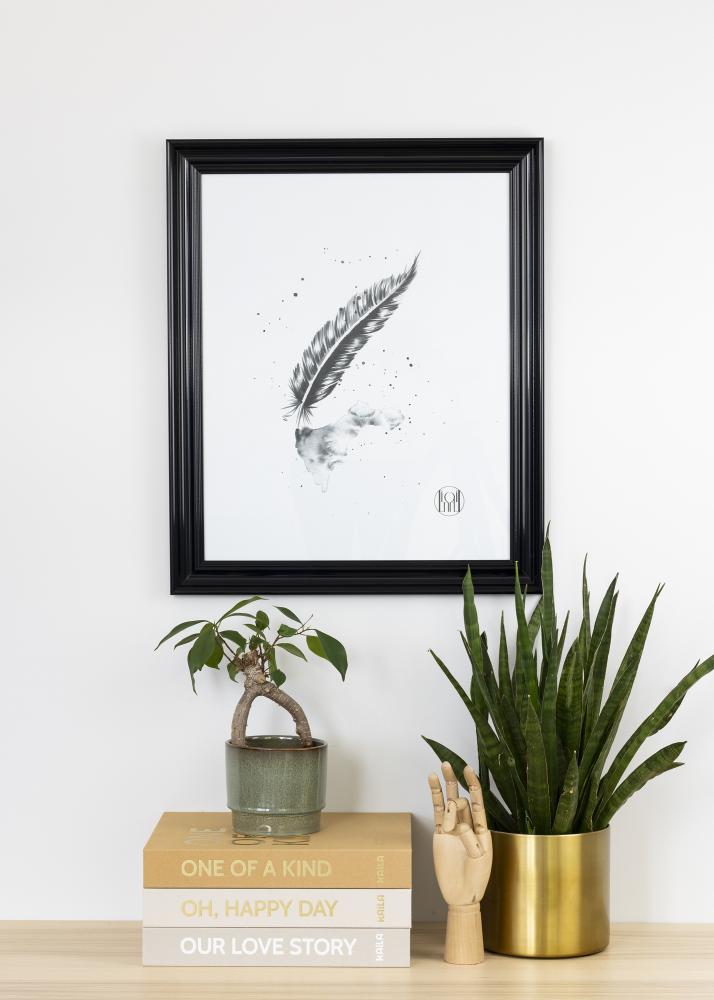 Keret Charleston Fekete 15x20 cm