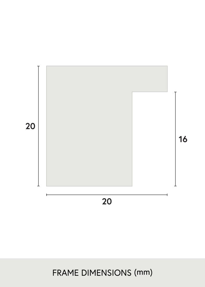 Keret Salisbury Akrilüveg Tölgy 30x30 cm