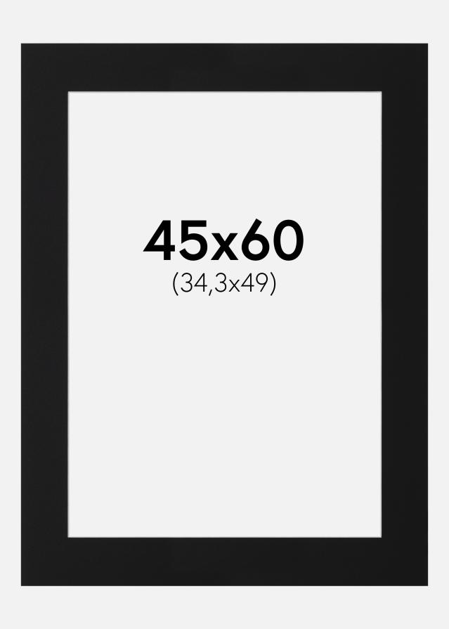 Paszpartu Fekete Standard (Fehér Mag) 45x60 cm (34,3x49)