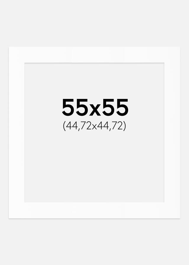 Paszpartu Standard fehér (fehér mag) 55x55 cm (44,72x44,72)