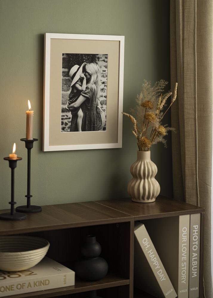 Paszpartu Gyöngyszürke 30x40 cm (19x29)