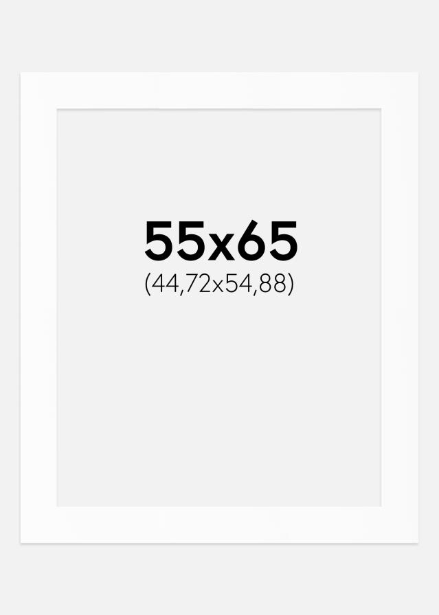 Paszpartu Standard fehér (fehér mag) 55x65 cm (44,72x54,88)