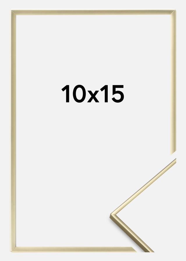 Keret Sima Fém Arany 10x15 cm
