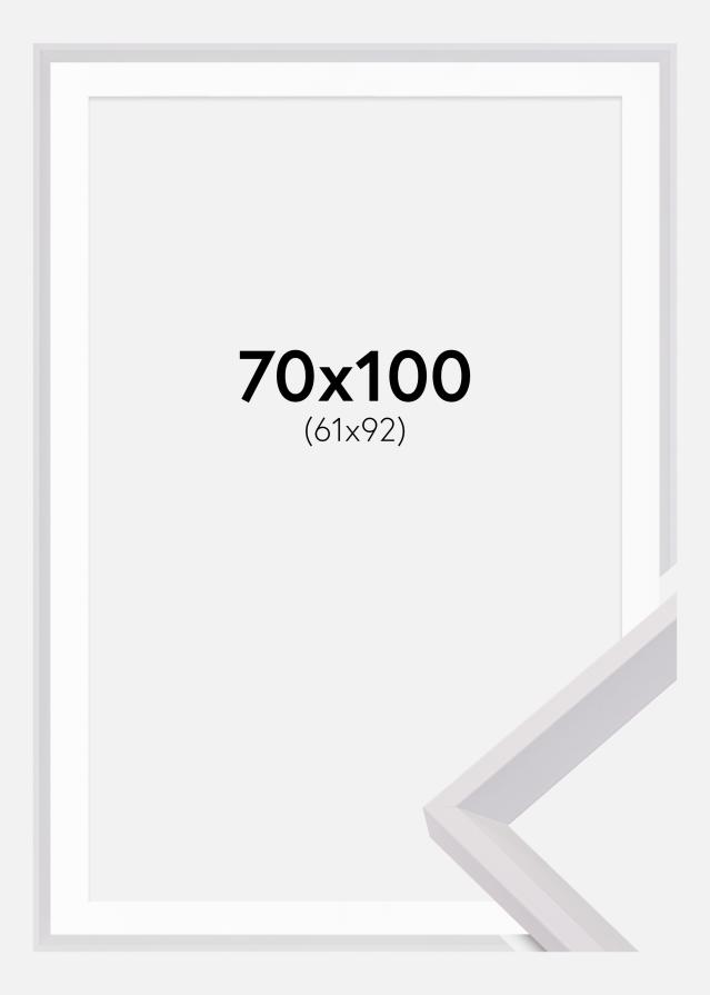 Keret Globe Fehér 70x100 cm - Paszpartu Fehér 62x93 cm