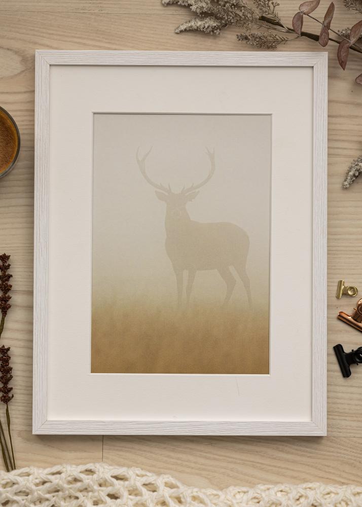 Keret Nielsen Prémium Quadrum Hófehér 30x40 cm