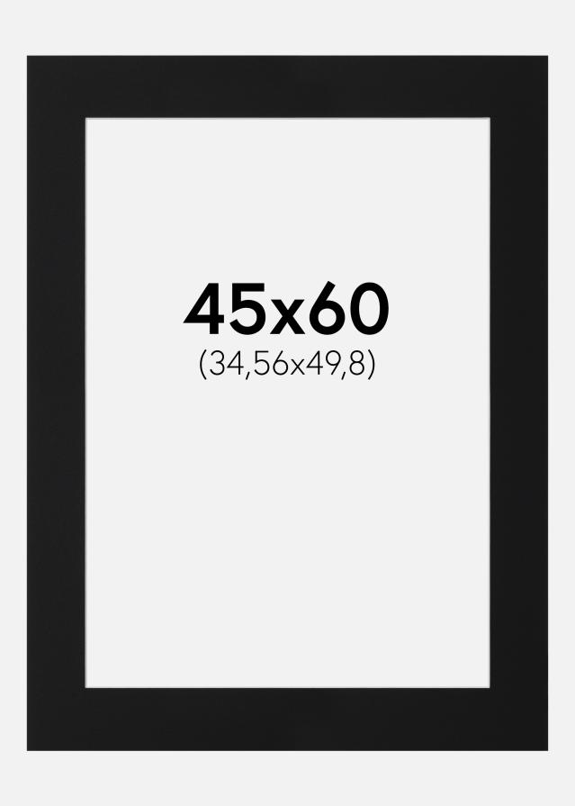 Paszpartu Fekete Standard (Fehér Mag) 45x60 cm (34,56x49,8)