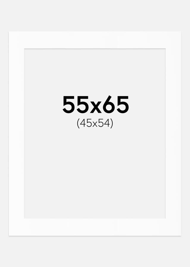 Paszpartu Standard fehér (fehér mag) 55x65 cm (45x54)