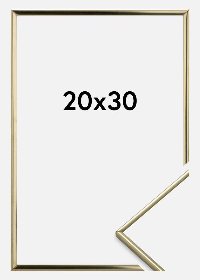 Keret Sima Fém Arany 20x30 cm