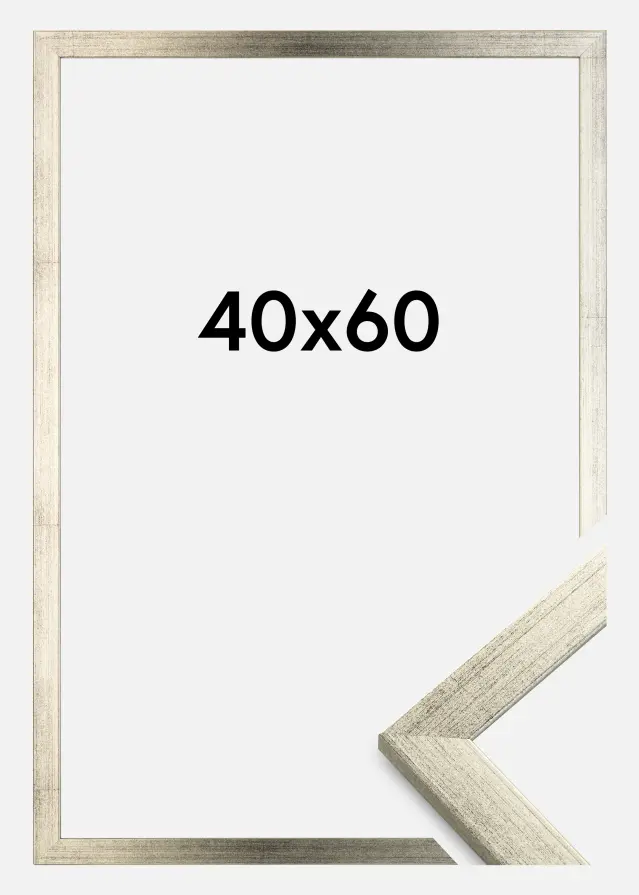 Keret Elegáns Akrilüveg Ezüst 40x60 cm