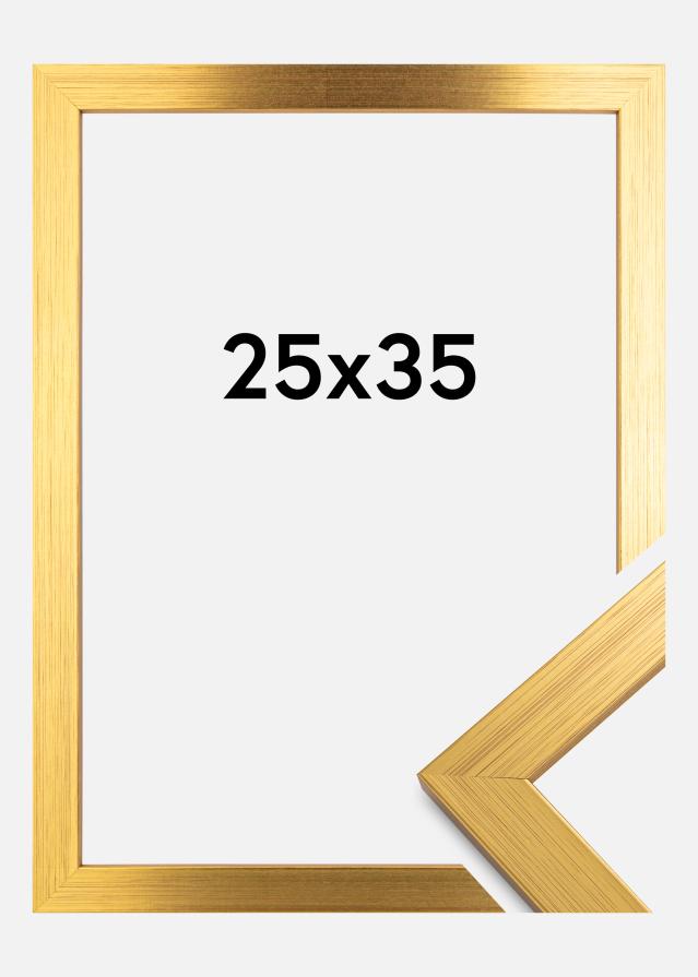 Keret Gold Wood 25x35 cm