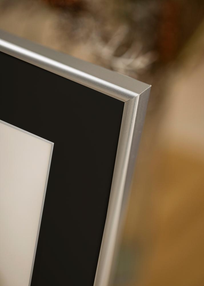 Keret Victoria Ezüst 40x50 cm - Paszpartu Fekete 30x40 cm