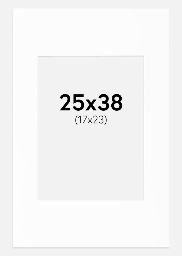 Paszpartu Canson Fehér Fehér él 25x38 cm (17x23)