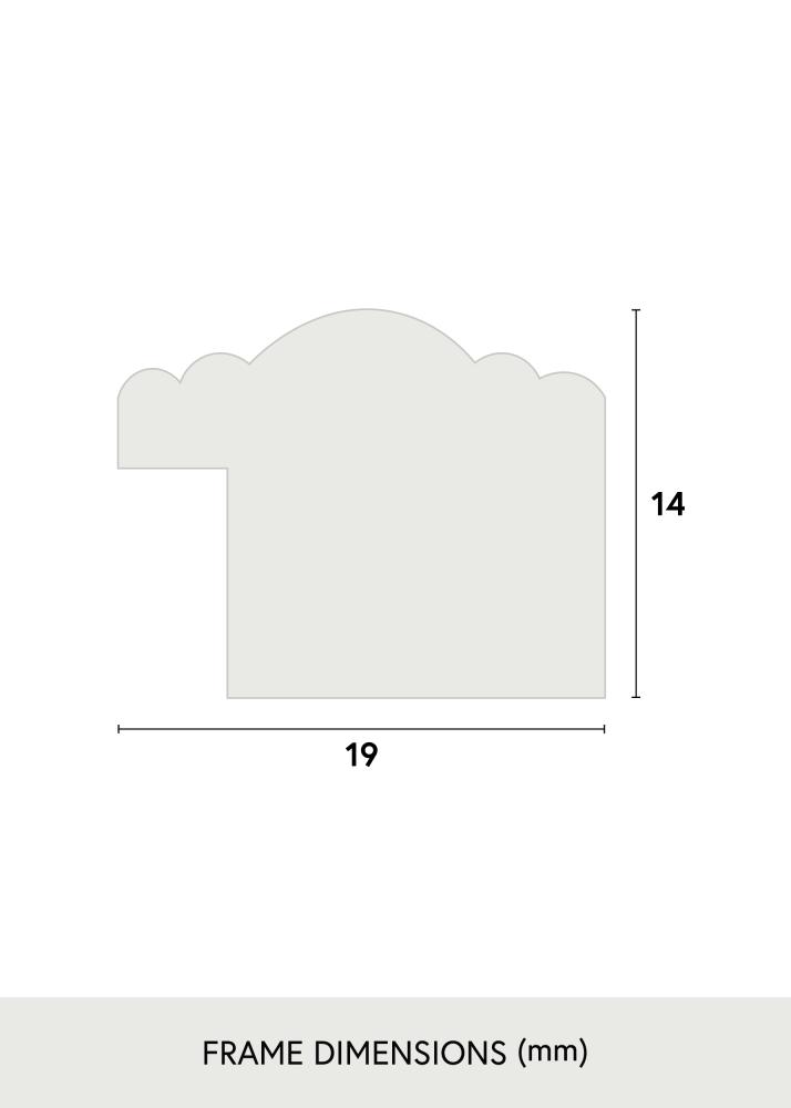 Keret Tango Wood Fehér - 18x24 cm