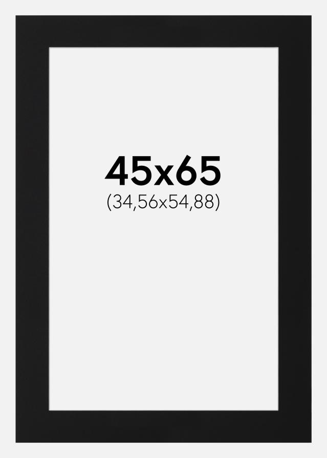 Paszpartu Fekete Standard (Fehér Mag) 45x65 cm (34,56x54,88)