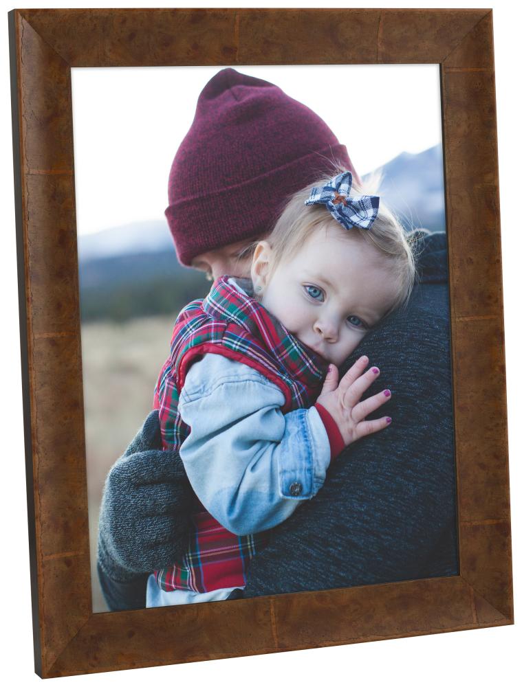 Keret Ribe Világosbarna Gyökér furnér - Választható méret