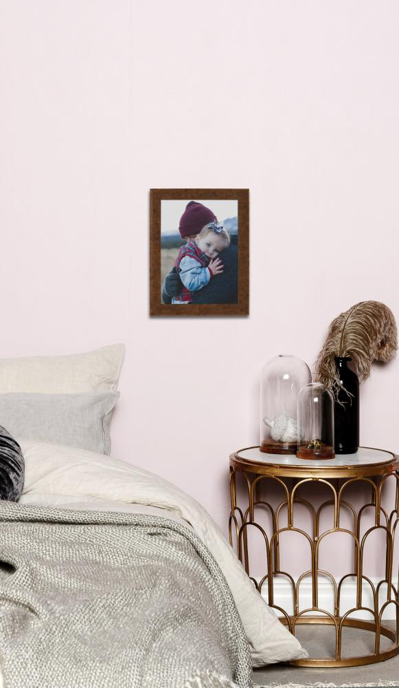 Keret Ribe Világosbarna Gyökér furnér - Választható méret