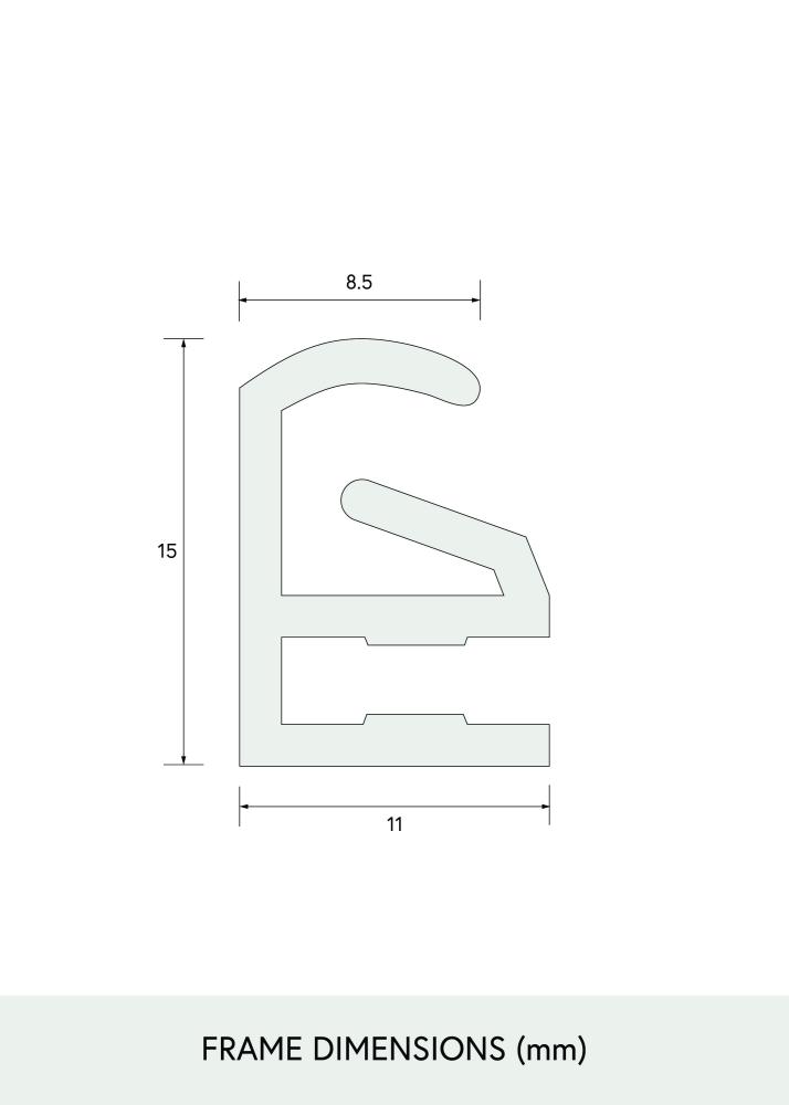 Kirakókeret Fekete 70x100 cm