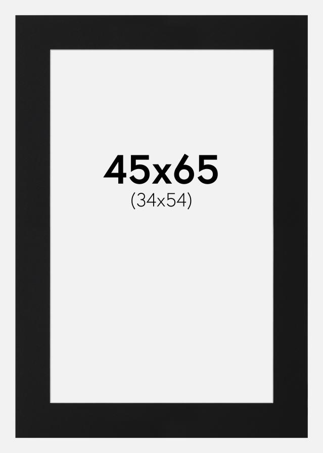 Paszpartu Fekete Standard (Fehér Mag) 45x65 cm (34x54)