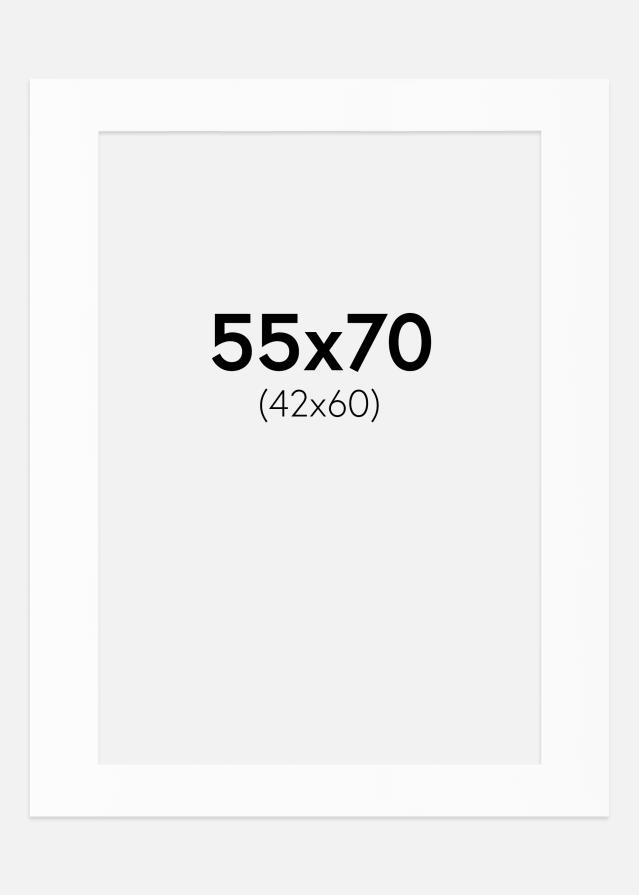 Paszpartu Standard fehér (fehér mag) 55x70 cm (42x60)