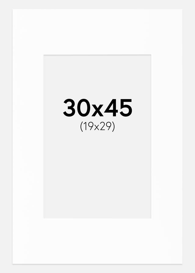 Paszpartu Canson Fehér Fehér él 30x45 cm (19x29)