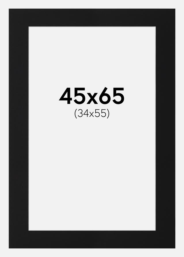 Paszpartu Fekete Standard (Fehér Mag) 45x65 cm (34x55)