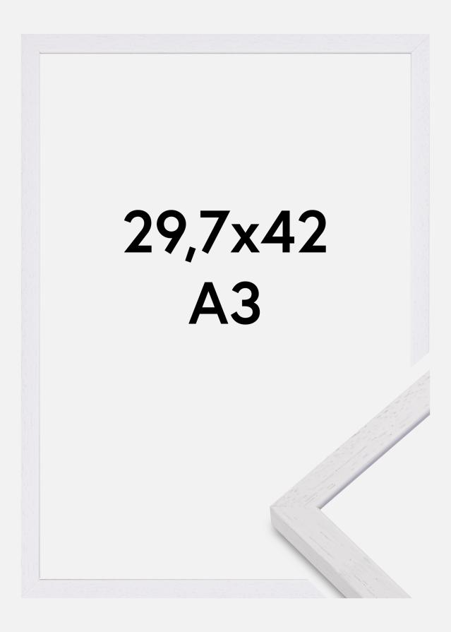 Keret Glendale Matt Tükröződésmentes üveg Fehér 29,7x42 cm (A3)