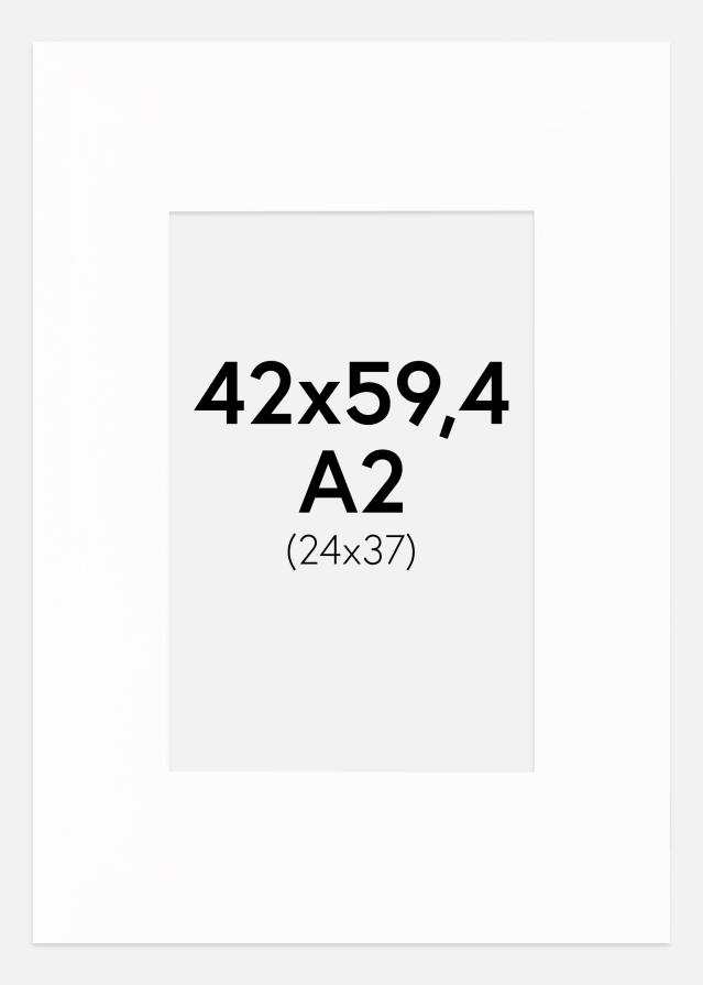 Paszpartu Canson Fehér Fehér él 42x59,4 cm (24x37)