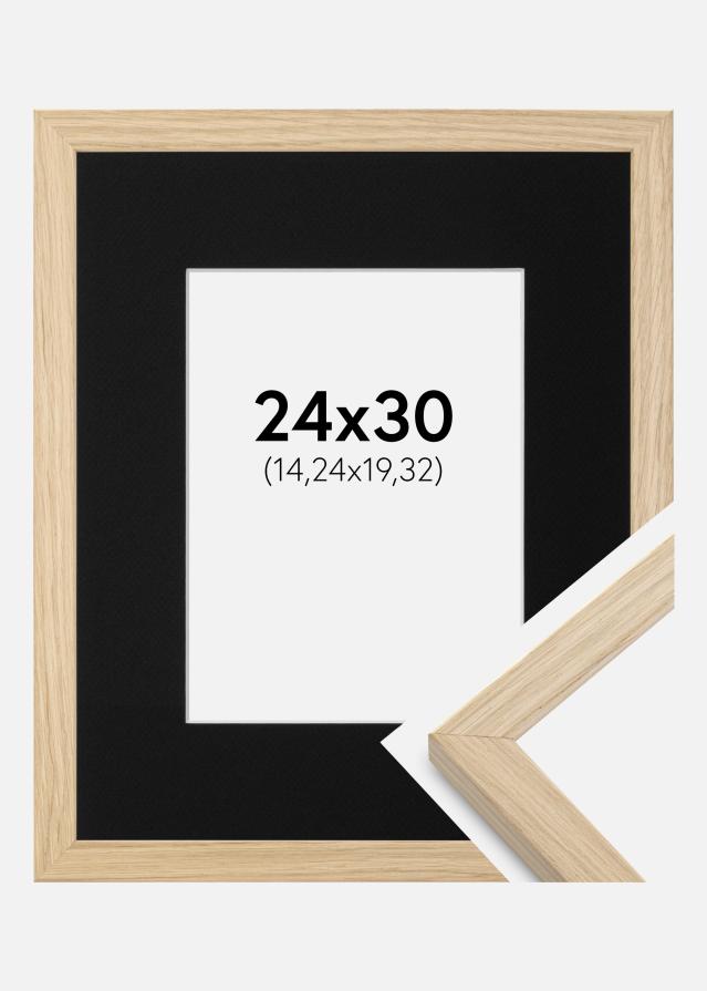 Keret Grimsåker Tölgy 24x30 cm - Paszpartu Fekete 6x8 inches