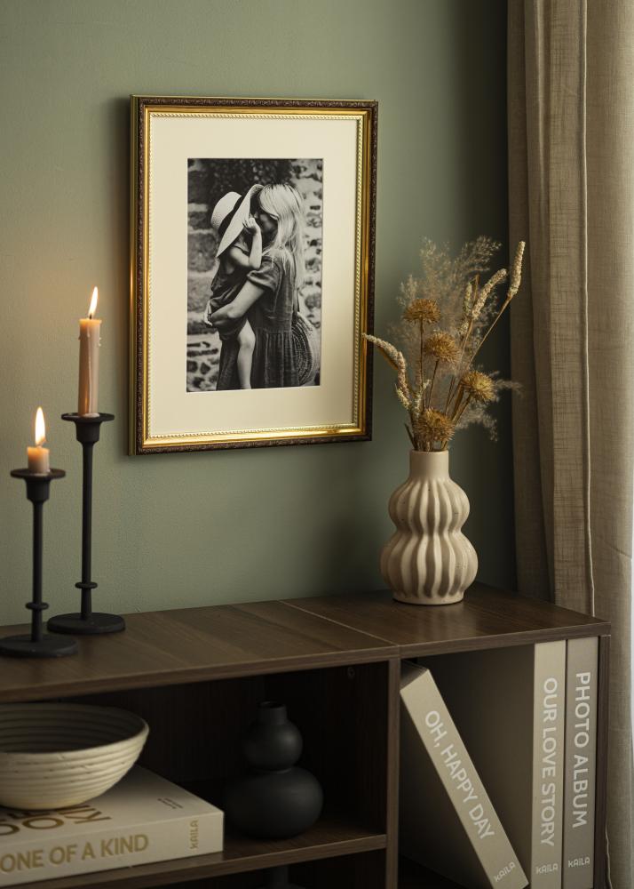 Paszpartu Antique White Fehér él 50x60 cm (39x49)