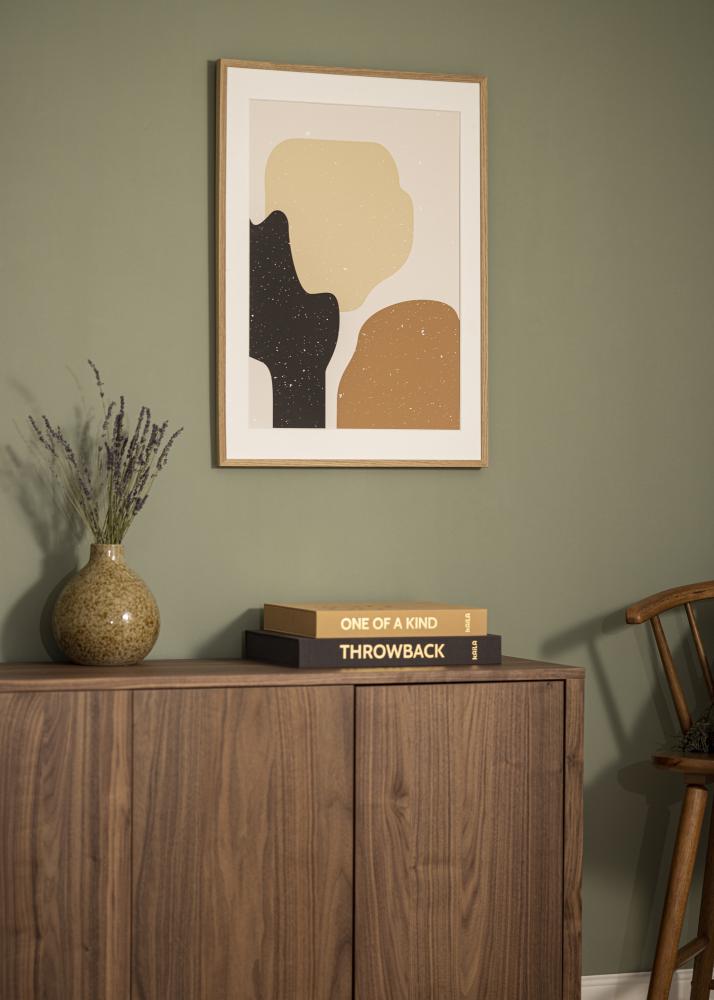 Keret Soul Oak Veneer 70x100 cm - Paszpartu Fehér 60x90 cm