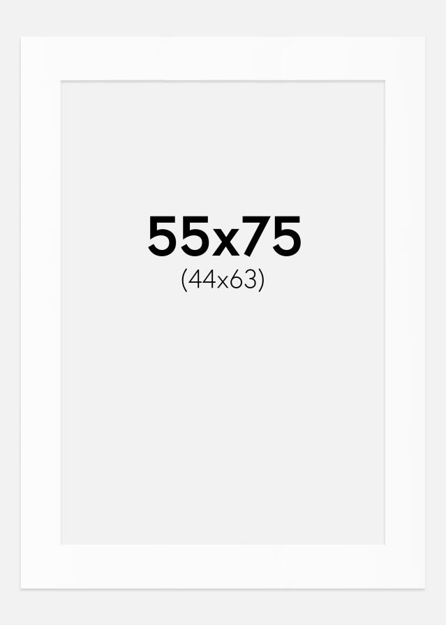 Paszpartu Standard fehér (fehér mag) 55x75 cm (44x63)