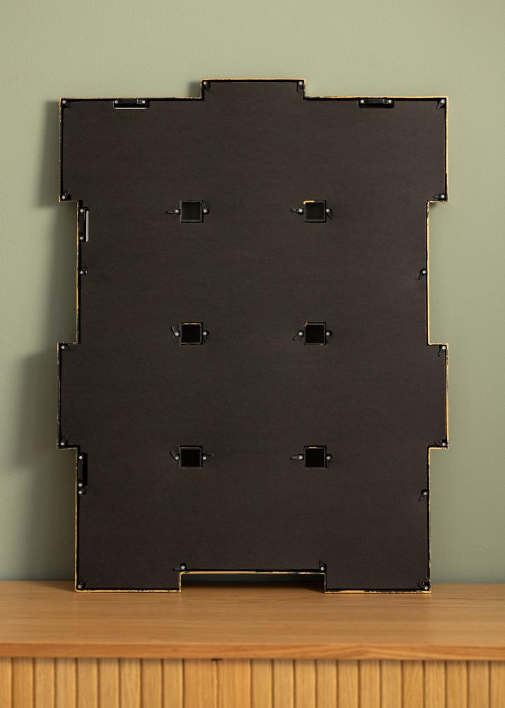 Retró Kollázs keret Matt arany - 12 Képek