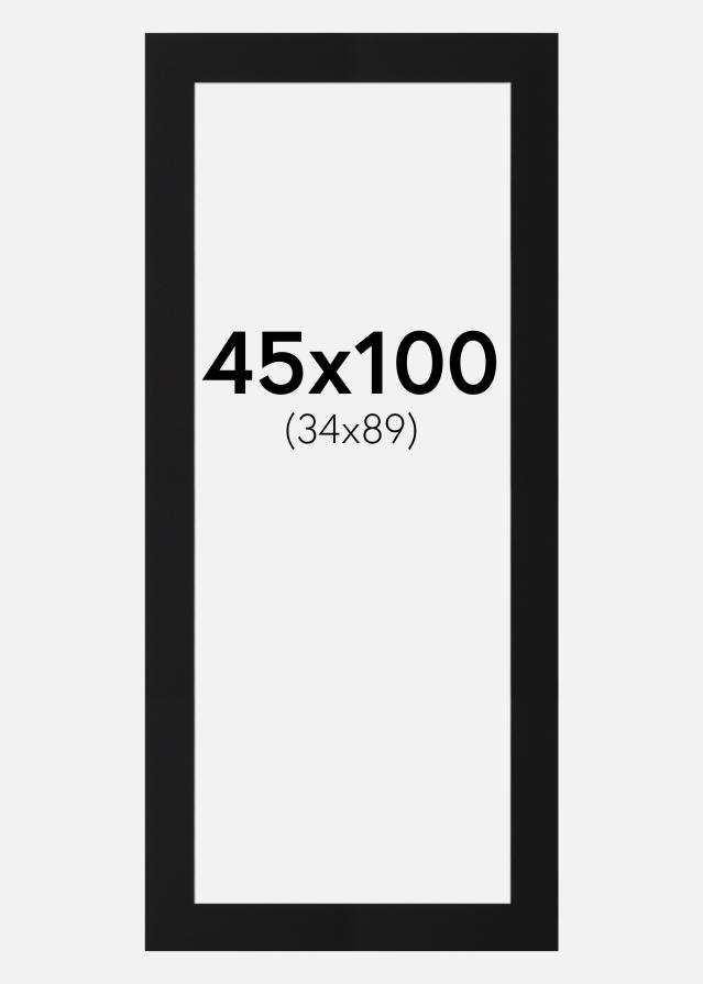 Paszpartu Fekete Standard (Fehér Mag) 45x100 cm (34x89)