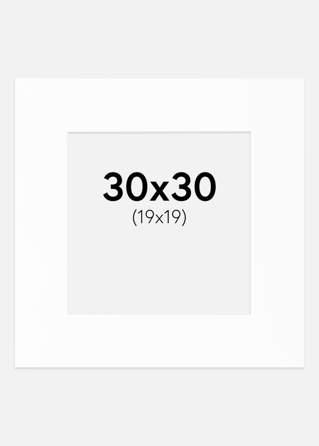 Paszpartu Canson Fehér Fehér él 30x30 cm (19x19)