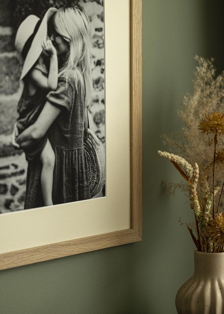 Paszpartu Antique White Fehér él 50x60 cm (39x49)