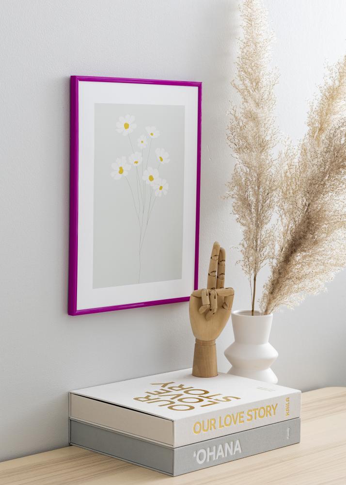 Keret New Lifestyle Fuchsia 30x40 cm - Paszpartu Fekete 18x27 cm