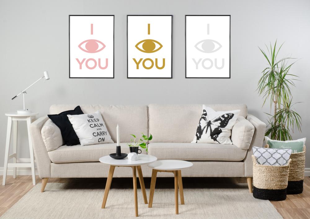 Keret Decoline Fekete 40x60 cm