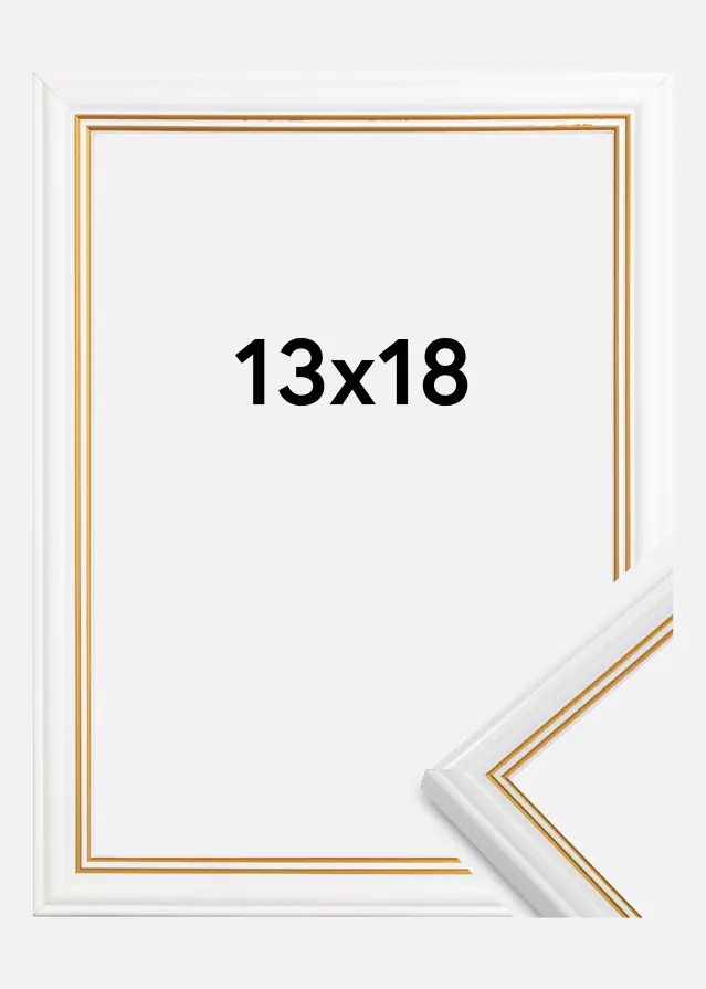 Keret Classic Fehér 13x18 cm
