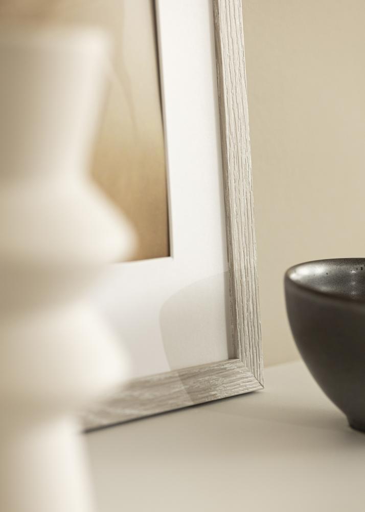 Keret Elegáns Akrilüveg Light Grey Oak 30x40 cm